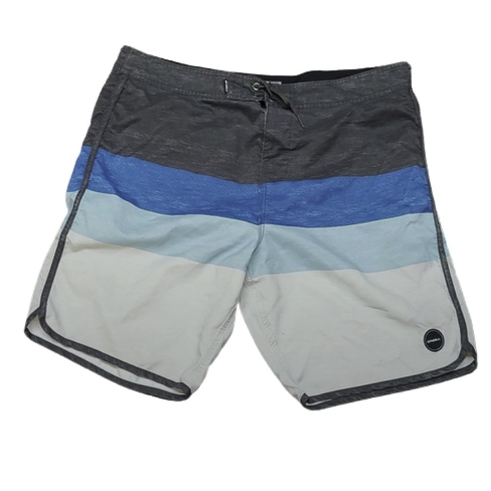 |O'NEIL| Striped Swim Trunks Size 36